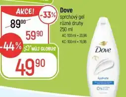 Globus Dove sprchový gel nabídka