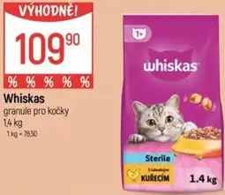 Globus Whiskas granule pro kočky nabídka