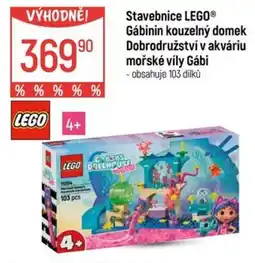 Globus Stavebnice LEGO® Gábinin kouzelný domek Dobrodružství v akváriu mořské víly Gábi nabídka
