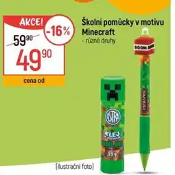 Globus Školní pomůcky v motivu Minecraft - různé druhy nabídka