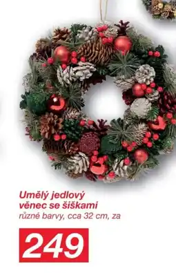 Kik Umělý jedlový věnec se šiškami nabídka