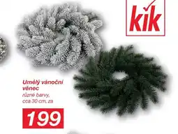 Kik Umělý vánoční věnec nabídka