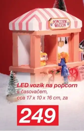LED vozík na popcorn