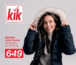 Kik Dámská zimní bunda nabídka