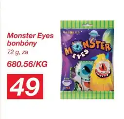 Kik Monster Eyes bonbóny nabídka