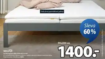 JYSK Vrchní matrace WELLPUR FRYA GT30 nabídka