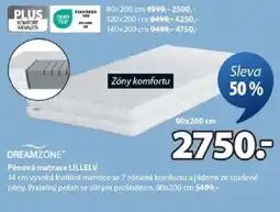 JYSK Pěnová matrace LILLELV nabídka