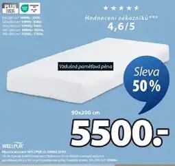 JYSK Pěnová matrace WELLPUR GLOMMA GF30 nabídka