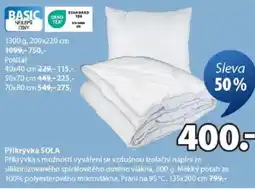 JYSK Přikrývka SOLA nabídka