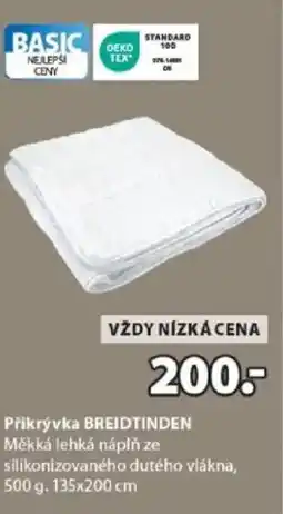 JYSK Přikrývka BREIDTINDEN nabídka