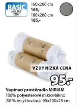 JYSK Napínací prostěradlo MIRIAM nabídka
