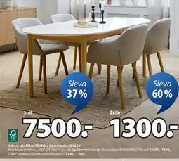 JYSK Jídelní stůl MARSTRAND a jídelní židle ADSLEV nabídka