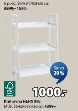 JYSK Knihovna HERNING nabídka