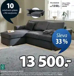 JYSK Rozkládací rohová pohovka VEJLBY nabídka