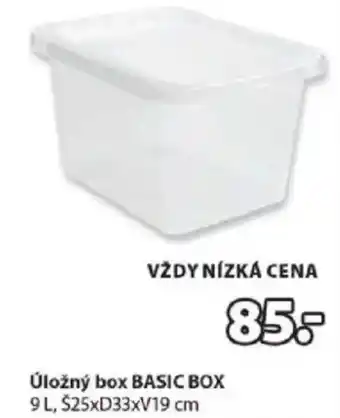 JYSK Úložný box BASIC BOX nabídka