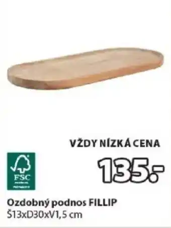 JYSK Ozdobný podnos FILLIP nabídka