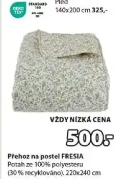 JYSK Přehoz na postel FRESIA nabídka