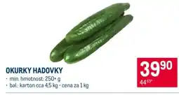 Makro Okurky hadovky nabídka