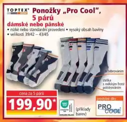 Norma Ponožky „Pro Cool“, 5 párů nabídka