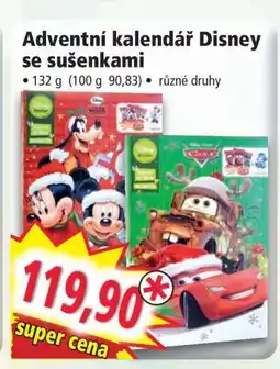 Norma Adventní kalendář Disney se sušenkami nabídka