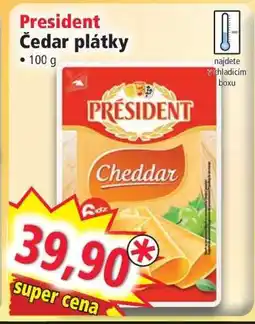 Norma President Čedar plátky nabídka