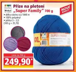 Norma Příze na pletení „Super Family”, 700 g nabídka