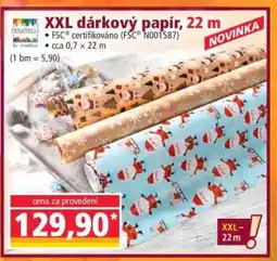 Norma XXL dárkový papír, 22 m nabídka