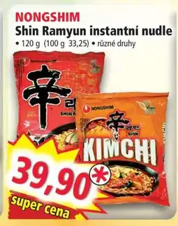 Norma NONGSHIM Shin Ramyun instantní nudle nabídka