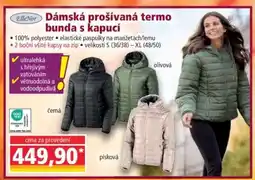 Norma Dámská prošívaná termo bunda s kapucí nabídka