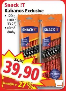 Norma Snack !T Kabanos Exclusive nabídka