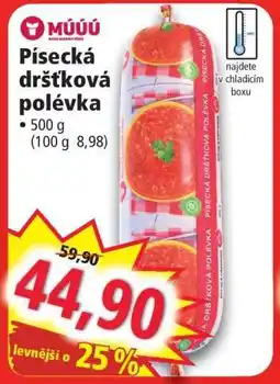 Norma Písecká dršťková polévka nabídka