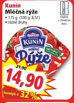 Norma Kunín mléčná rýže nabídka