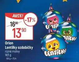 Globus Orion Lentilky ozdobičky nabídka