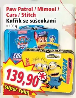 Norma Paw Patrol / Mimoni / Cars / Stitch nabídka