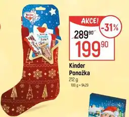 Globus Kinder Ponožka nabídka