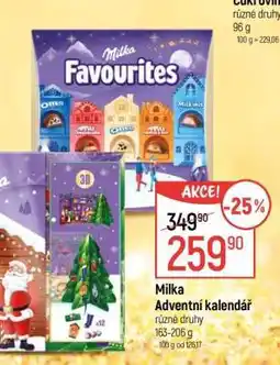 Globus Milka Adventní kalendář nabídka