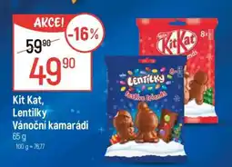 Globus Kit Kat, Lentilky Vánoční kamarádi nabídka