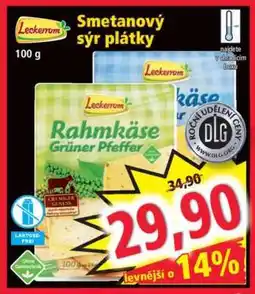 Norma Smetanový sýr plátky nabídka