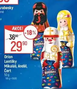 Globus Orion Lentilky Mikuláš, Anděl, Čert nabídka