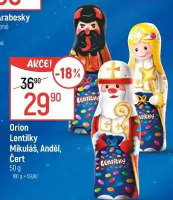 Globus Orion Lentilky Mikuláš, Anděl, Čert nabídka
