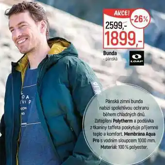 Globus Bunda pánská nabídka