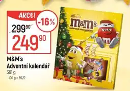 Globus M&M's Adventní kalendář nabídka