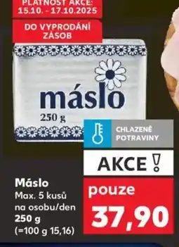 Kaufland Máslo nabídka