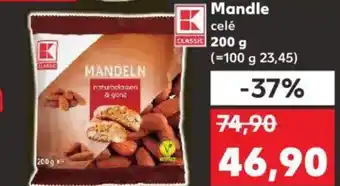 Kaufland Mandle celé nabídka