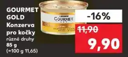 Kaufland GOURMET Gold Konzerva pro kočky nabídka