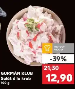 Kaufland Gurmán klub Salát à la krab nabídka
