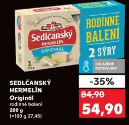 Kaufland Sedlčanský Hermelín Originál nabídka