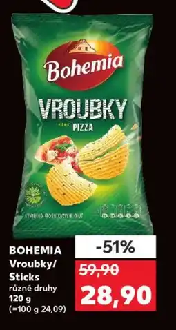 Kaufland BOHEMIA Vroubky/ Sticks nabídka