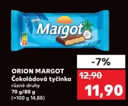 Kaufland ORION Margot Čokoládová tyčinka nabídka