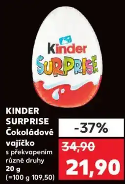 Kaufland KINDER Surprise Čokoládové vajíčko nabídka
